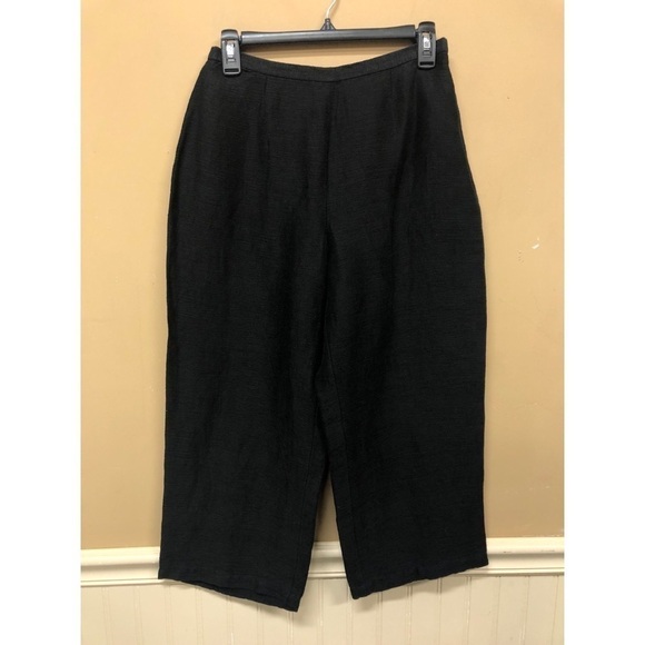 EILEEN FISHER  Linen Cotton Blend Capri Pants - Picture 1 of 7